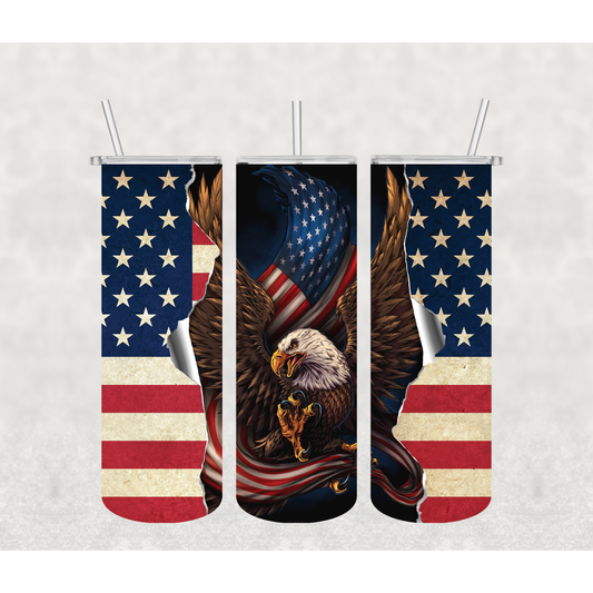 Eagle Flag Tumbler