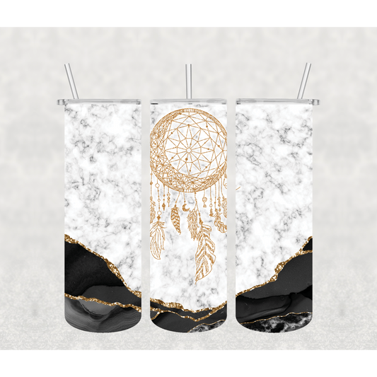 Marble Dream Catcher Tumbler